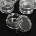 10pcs 5g Mini Clear Cosmetic Jars for Balm, Nail Art & Samples Cosmetic Sample Jars Babs 10pcs