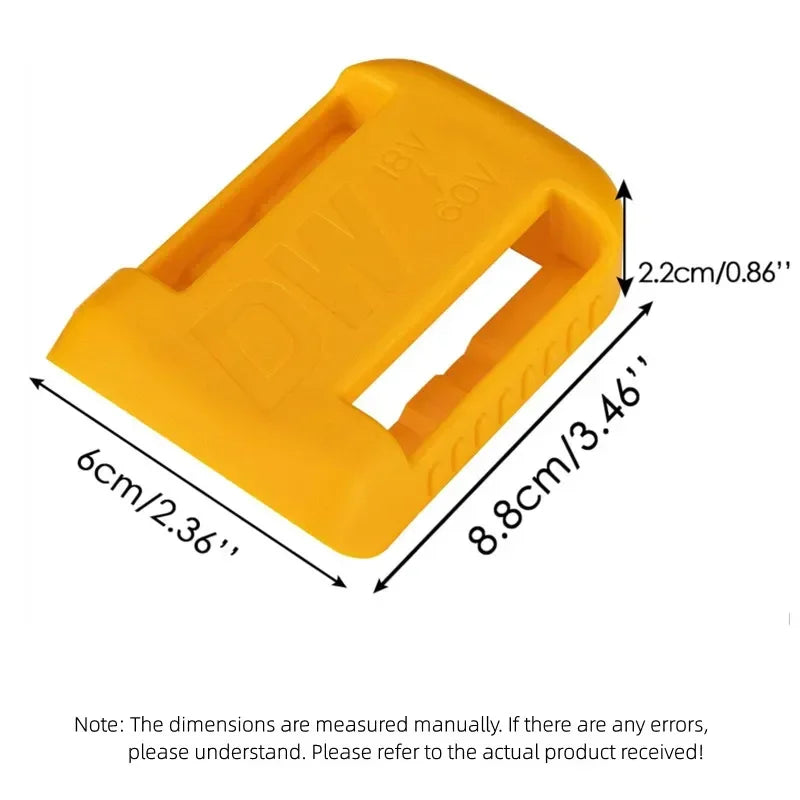 DeWalt 18V 20V 60V Battery Holder – Belt Clip & Wall Mount Battery Holder Stand Babs