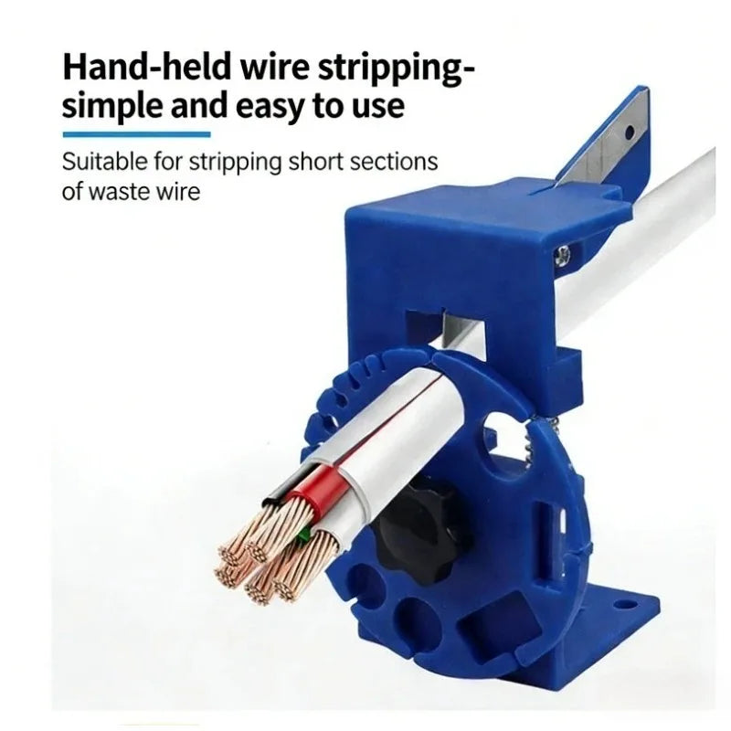 Adjustable Handheld Wire Stripper – 24 AWG to 0 AWG Cable Tool Wire Stripper Tool Babs
