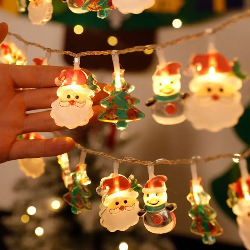 Christmas Tree LED String Lights 1.5M 10LED Fairy Light Garland LED Fairy String Lights Babs