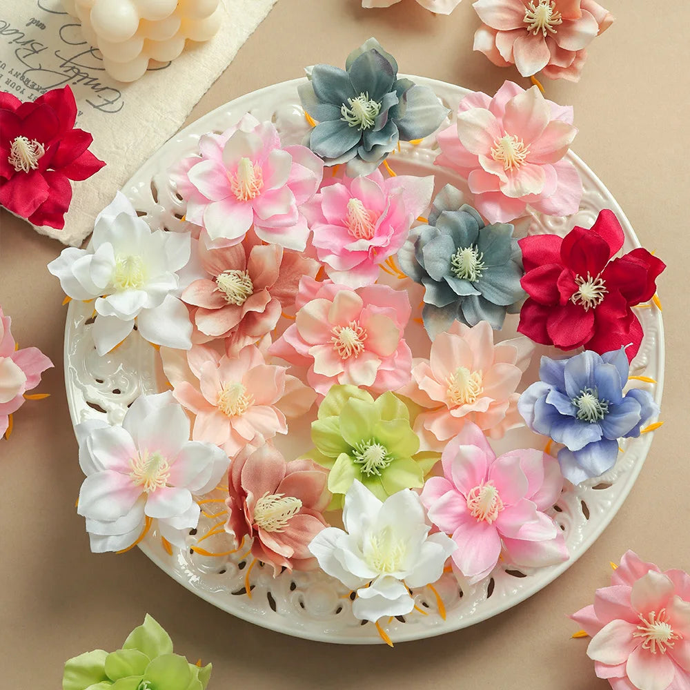 10Pcs Silk Peony Artificial Flowers for Wedding & Home Décor Artificial Silk Flowers Babs