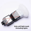 Silicone Flash Diffuser Bounce Dome Cap for Photography Flash Diffuser Cap Babs 1