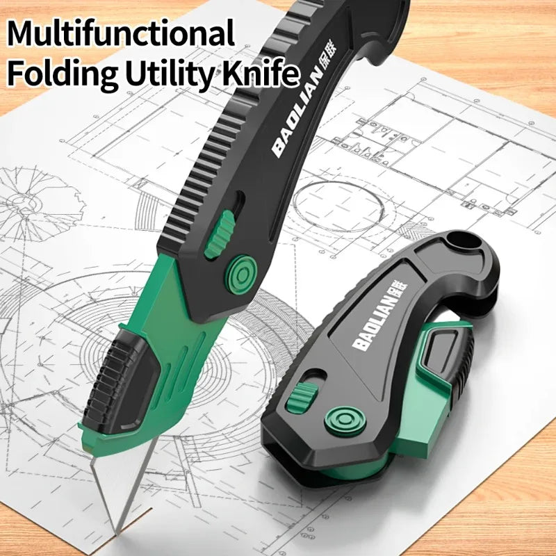 Foldable Art Knife SK5 Steel – Multi-Function Craft Cutting Knife Craft Cutting Knife Babs
