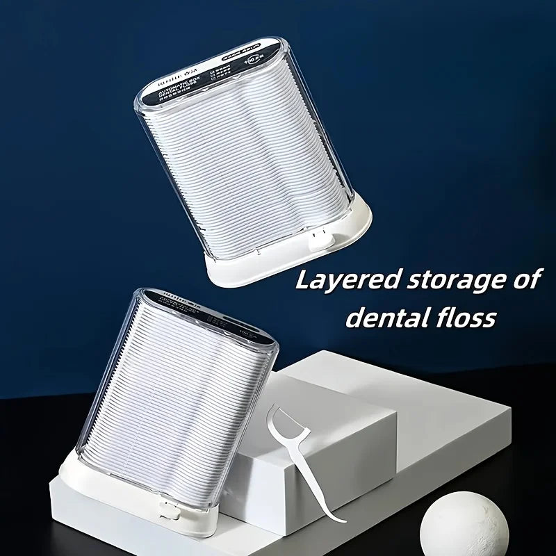 Smart Auto Pop-Up Dental Floss Dispenser Box & Refills Dental Floss Dispenser Babs