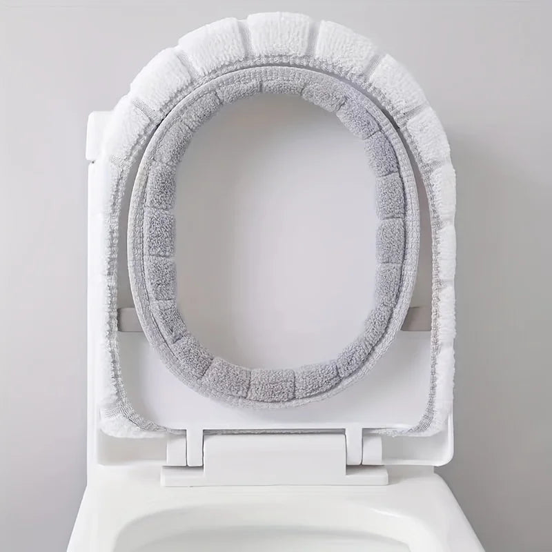 Stretchable Washable Toilet Seat Cushion Cover with Handle Toilet Seat Cover Babs