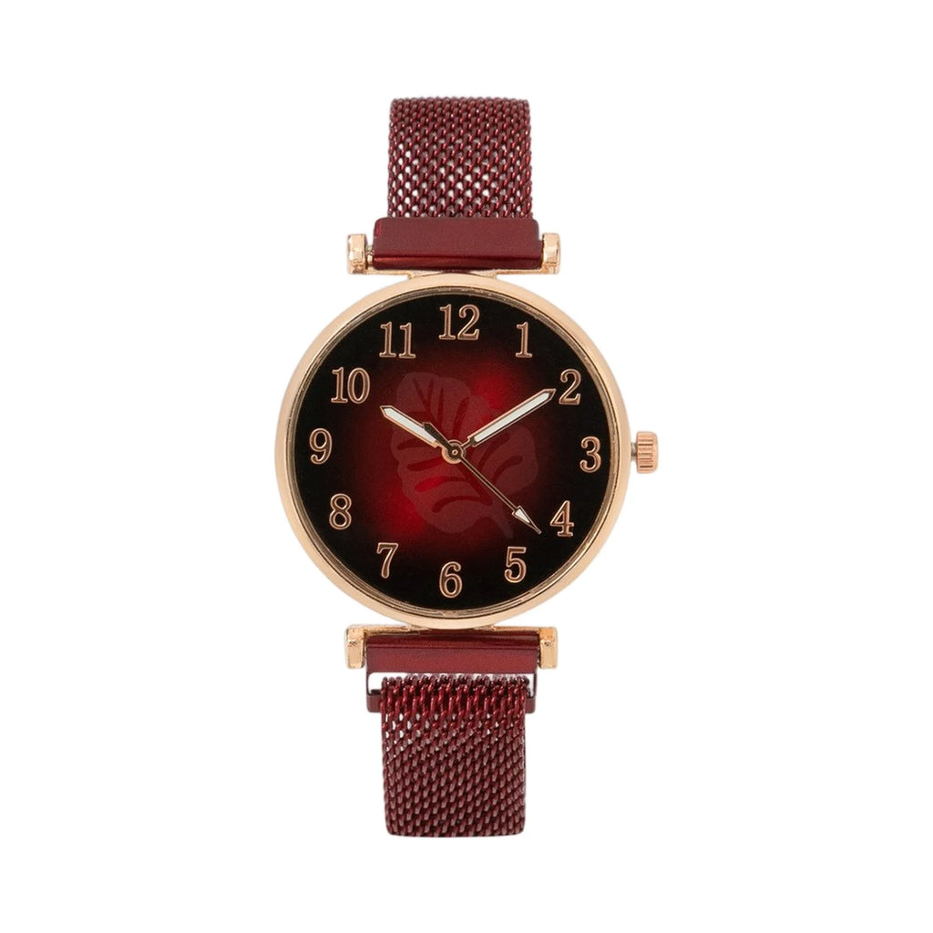 Women's Elegant Quartz Bracelet Watch – Ceramic Band & Auto Date Women's Bracelet Watch Babs