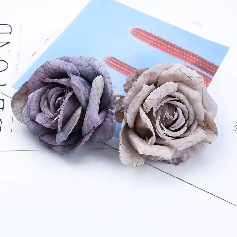 Artificial Silk Rose Flower Heads 25/50pcs – Wedding & Decor Artificial Silk Flowers Babs