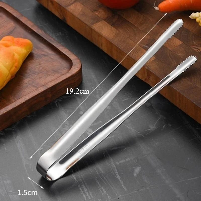 3-Piece Stainless Steel Grill Tongs – Non-Slip BBQ Kitchen Set BBQ Grill Tongs Babs