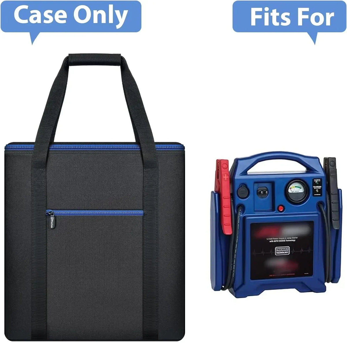 Carry Bag for Clore JNC660 Jump Starter | Oxford Foam-Lined Jump Starter Carry Bag Babs
