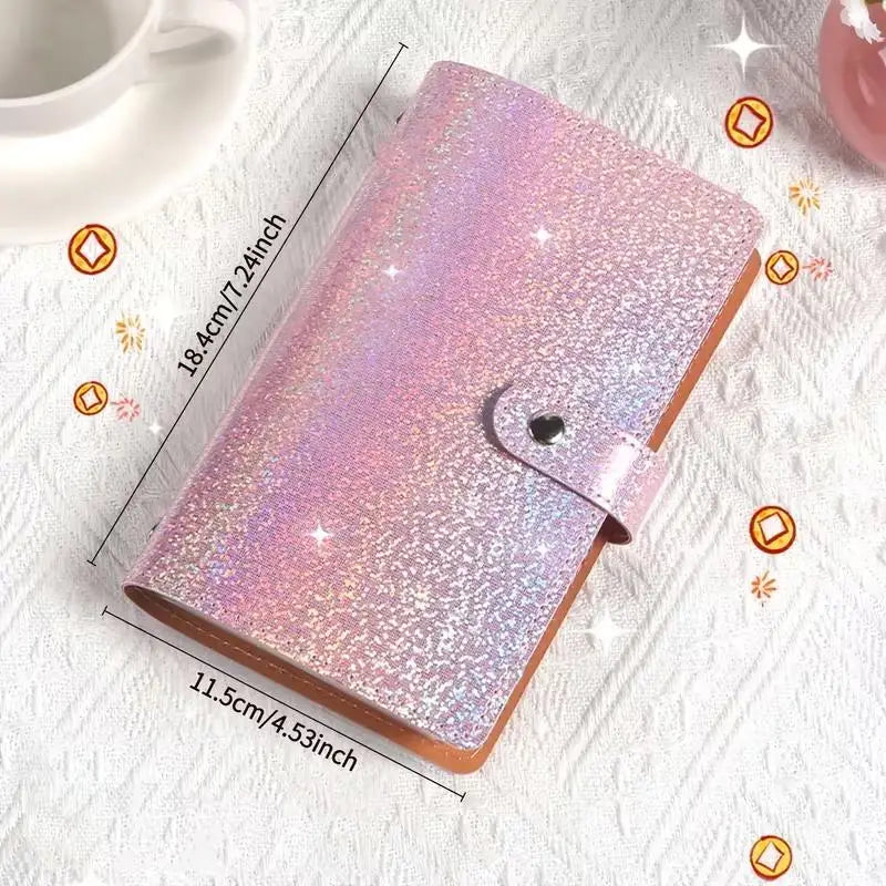 A6 Cash Envelope Budget Planner Binder | PU Leather Wallet Budget Planner Binder Babs