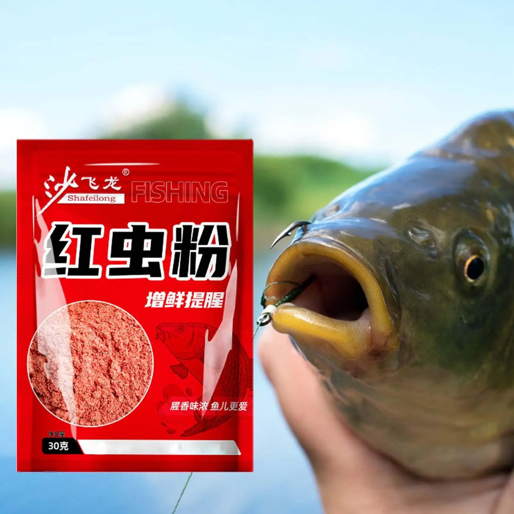 Fish Attractant Powder – Natural Bait Scent Enhancer Additive Fishing Bait Additive Babs