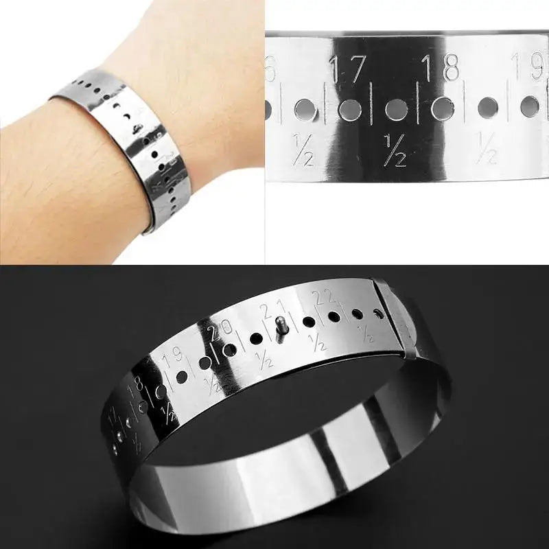 Stainless Steel Bangle Sizer Gauge | DIY Bracelet Measuring Tool Jewelry Sizing Tool Babs