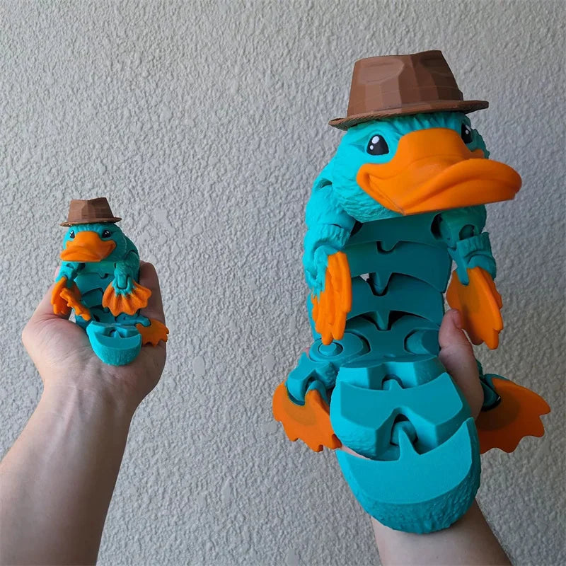 3D Printed Quokka Fidget Toy – Poseable Hinge Desk Toy Fidget Novelty Toy Babs