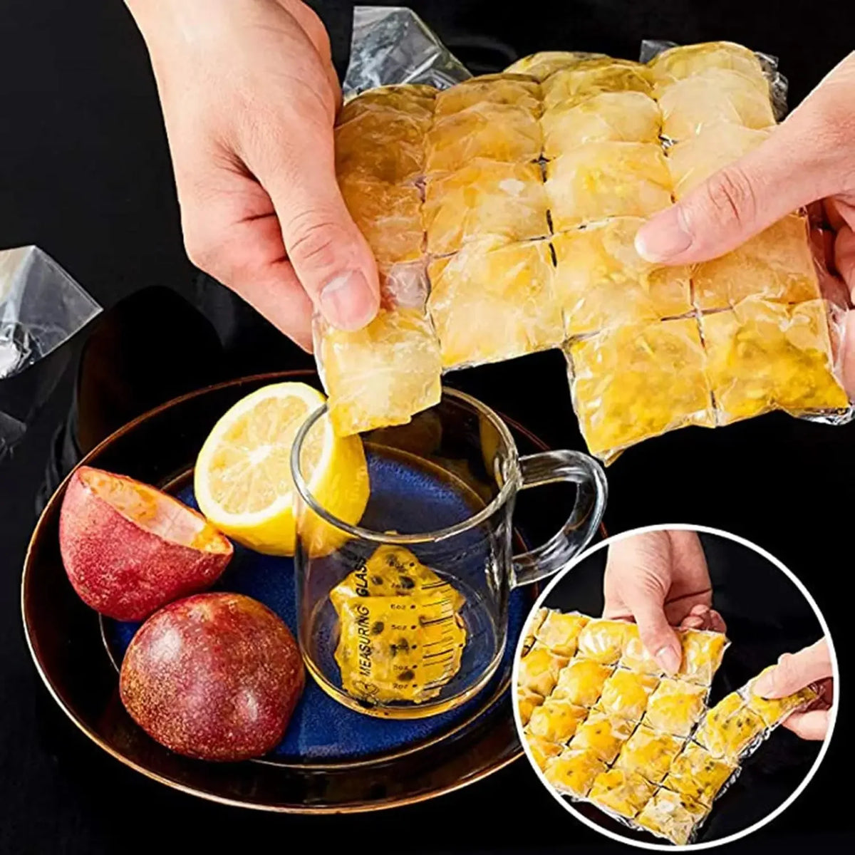 Food Grade Ziplock Ice Cube Bags – Clear Freezer Storage Freezer Storage Bags Babs