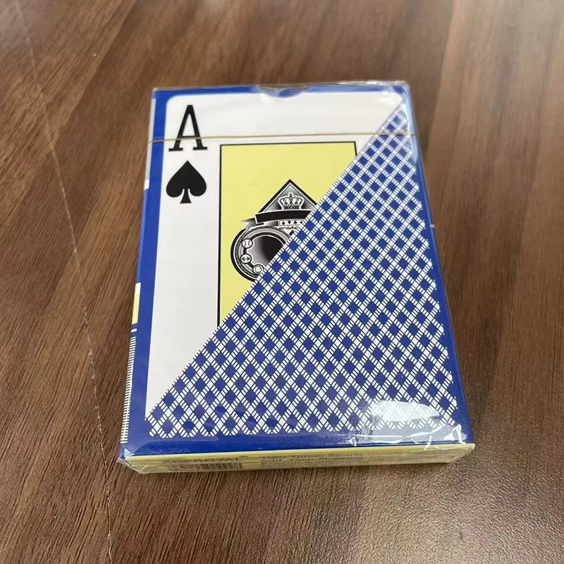 Waterproof PVC Playing Cards – Large Font Poker Deck Playing Card Deck Babs Blue