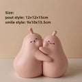 Ceramic Hug Pear Bookends – Cute Home Decor Ornament Gift Decorative Bookends Babs A