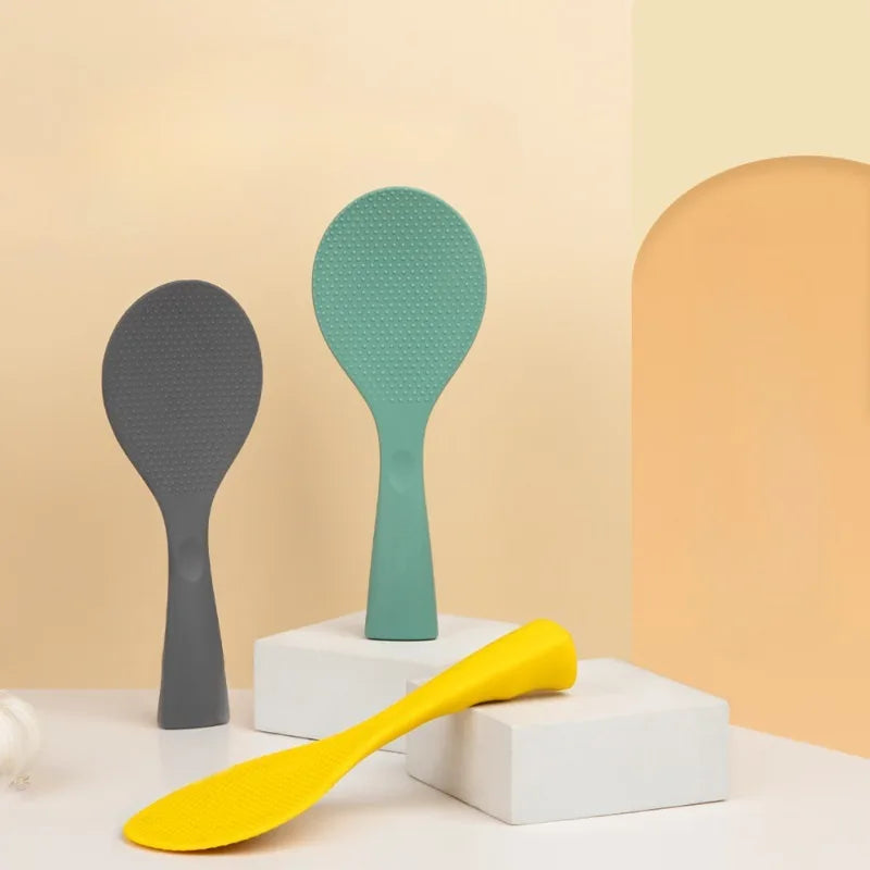 Silicone Rice Spoon – Heat Resistant Non-Stick Serving Spoon Silicone Serving Spoon Babs