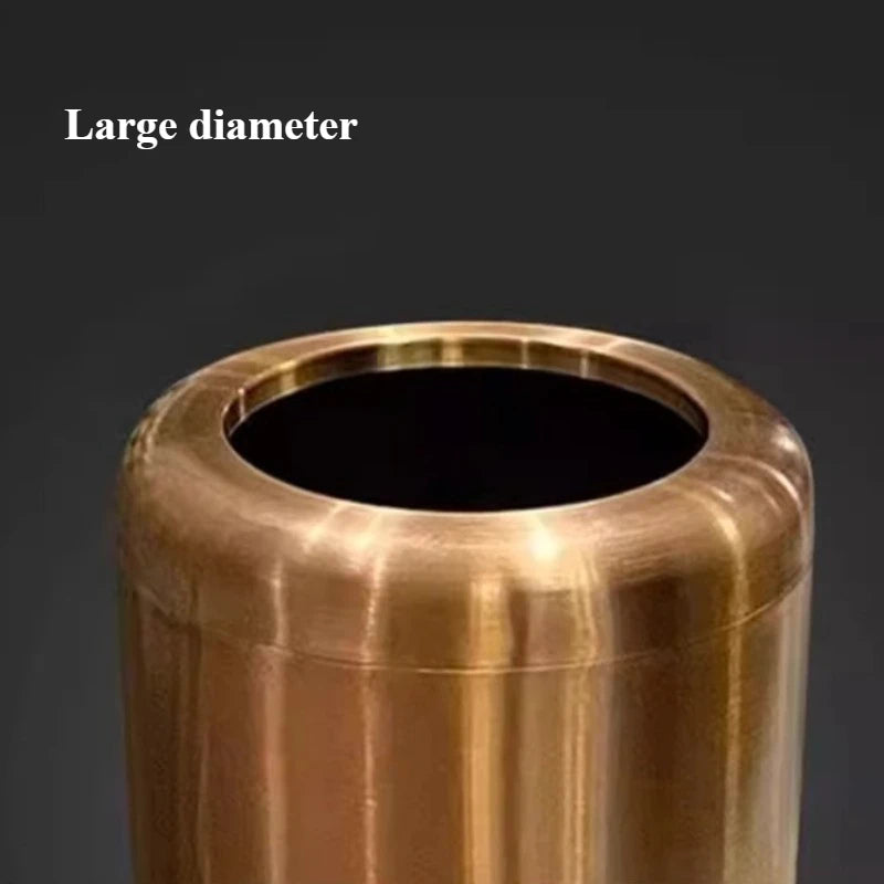Modern Stainless Steel Trash Can 8L/10L – Living Room & Kitchen Stainless Steel Trash Can Babs