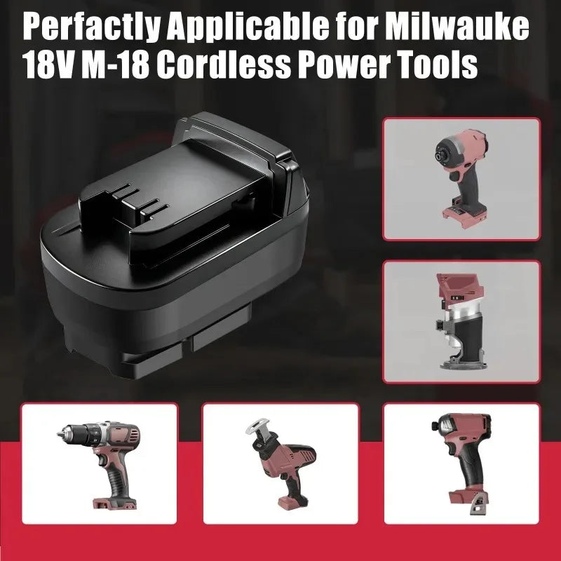 Milwaukee M28 to M18 Battery Adapter Converter MIL28MIL Battery Adapter Babs
