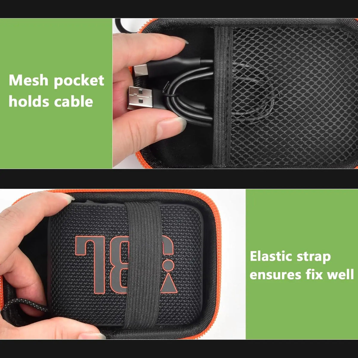Carrying Case for JBL Go 4 / Go 3 / Go 2 Bluetooth Speaker Speaker Carrying Case Babs