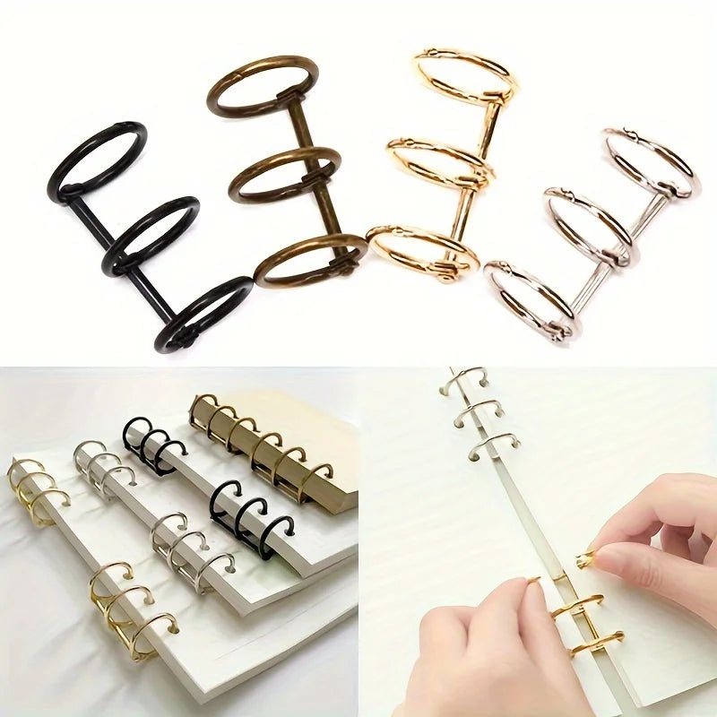 Durable Metal 3-Ring Binder for Notebooks, Albums & DIY Metal Ring Binder Babs