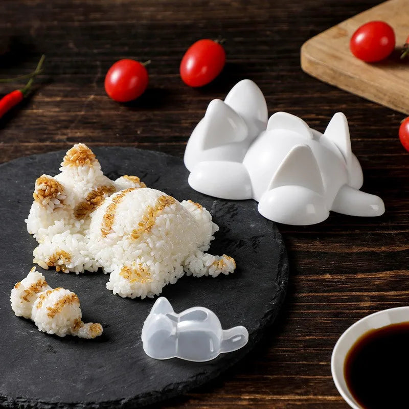 Cat Shape Onigiri Mold – Rice Ball Sushi Shaper Tool Sushi Mold Tool Babs