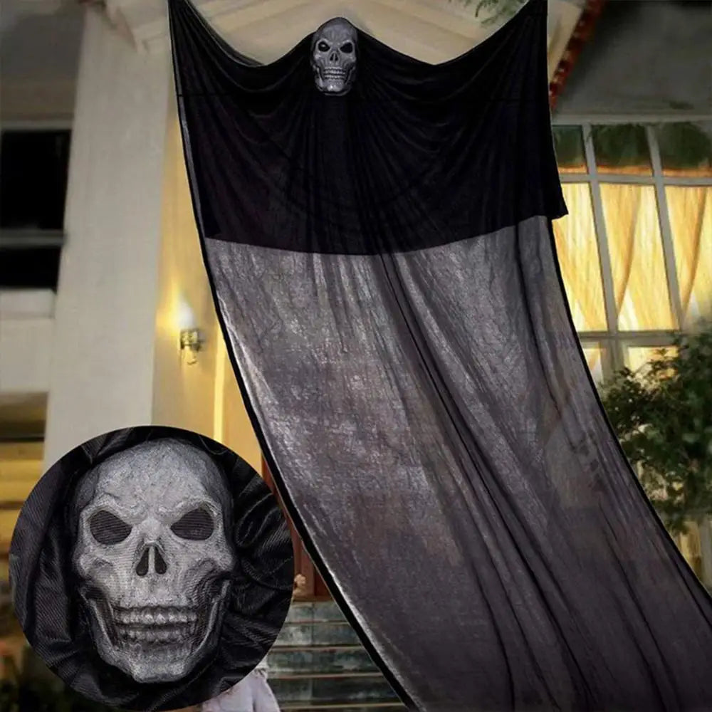 LED Light-Up Eyes Halloween Ghost Tree Hugger – 14ft Yard Decor Halloween Yard Decoration Babs