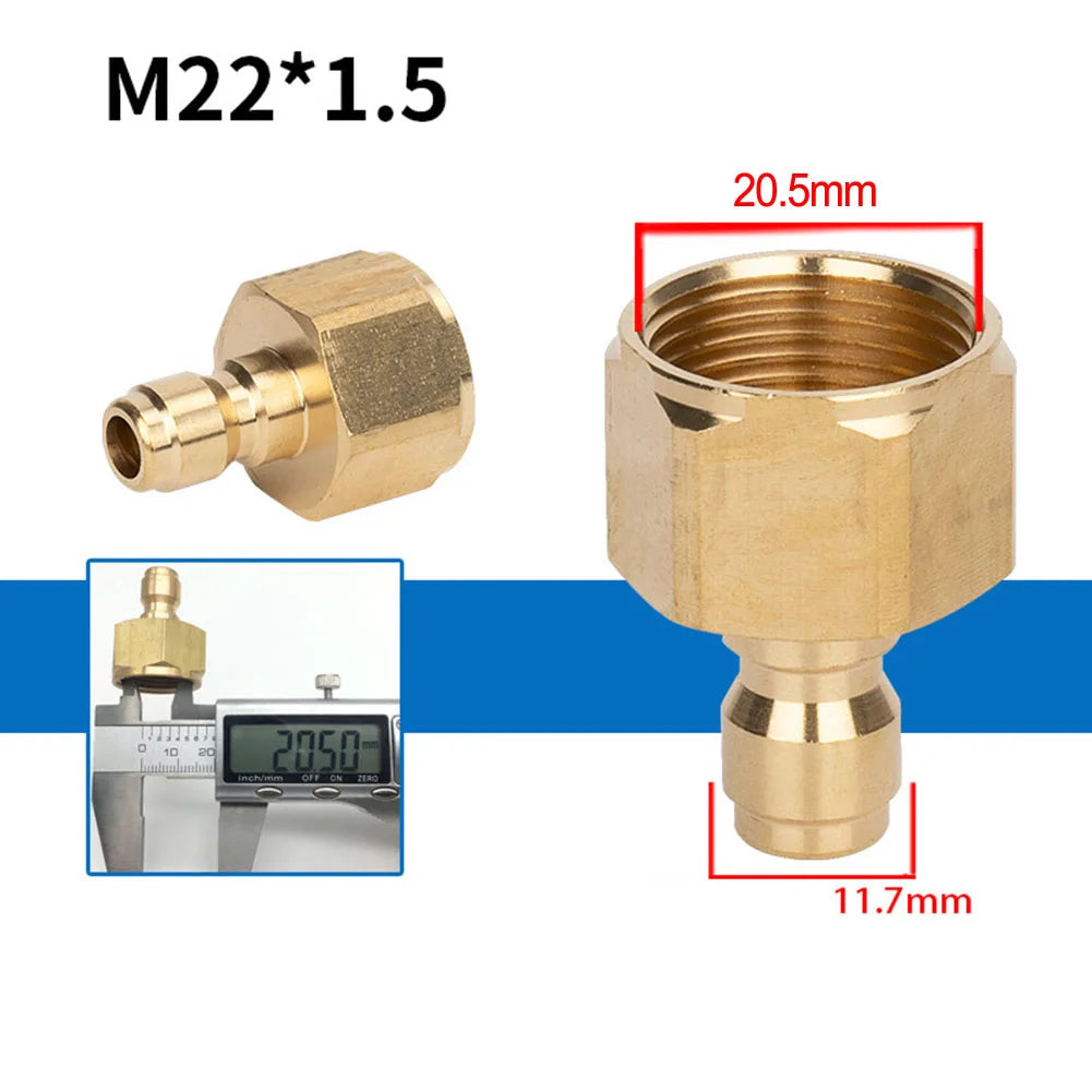 1/4" Quick Release Pressure Washer Connector Coupler Fitting Hose Coupler Fitting Babs 11