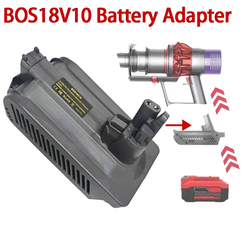 Bosch 18V to Dyson V10 Battery Adapter | BOS18V10 Converter Battery Adapter Babs