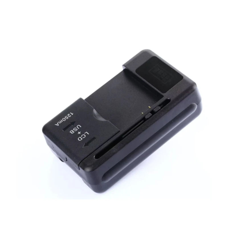 Universal 2-in-1 LCD Battery Charger with USB – US/UK/EU Plug Battery Charger Babs