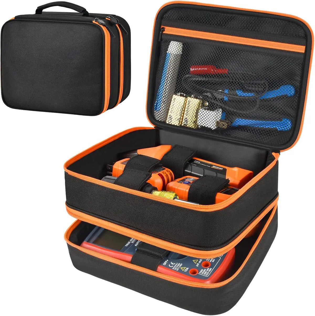 Travel Case for Klein Tools ET310 GFCI Circuit Breaker Tester Kit Tool Storage Bag Babs Black