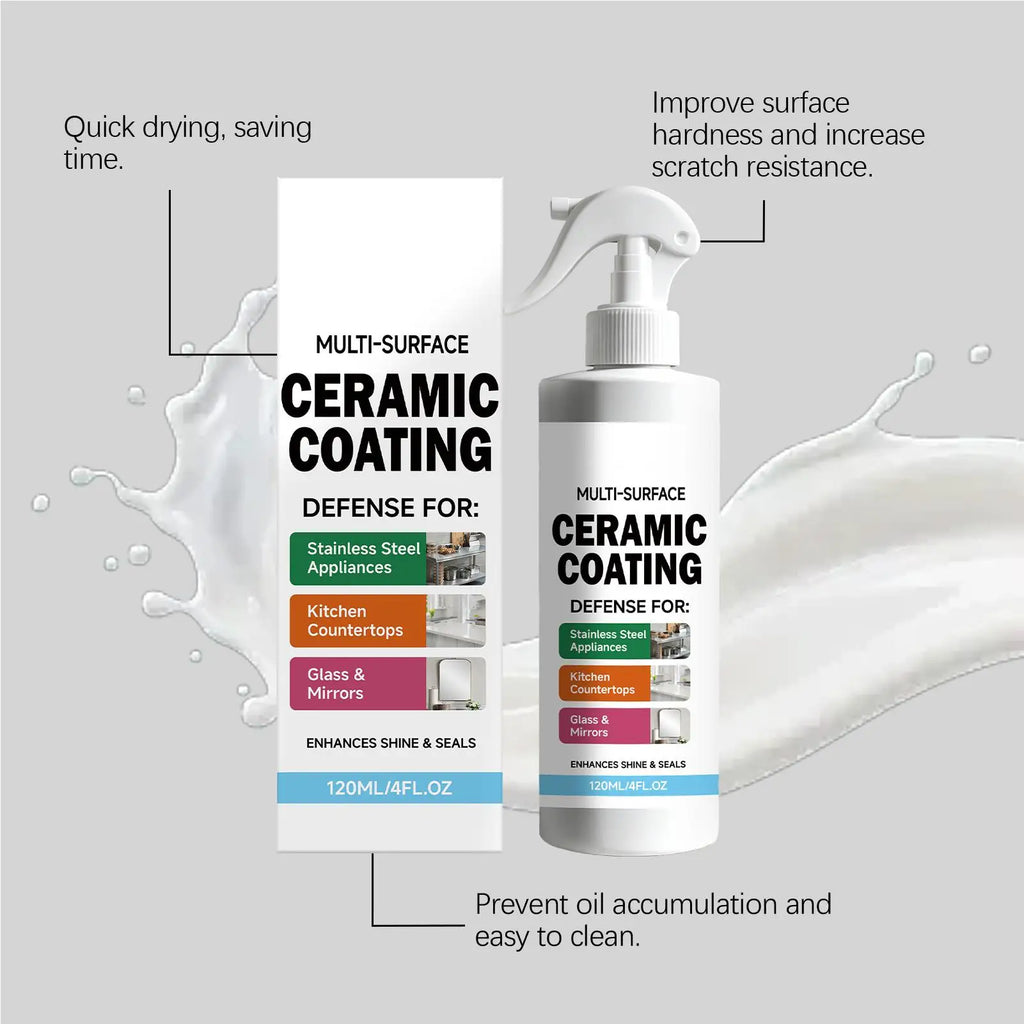 Ceramic Coating Spray 120ml – Waterproof Sealant & Shine Surface Coating Spray Babs