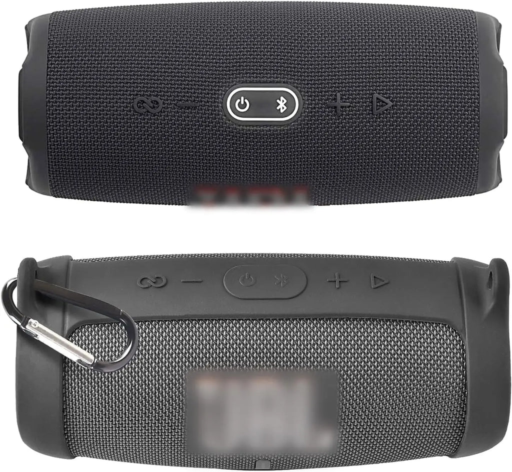 Silicone Case Cover for JBL Charge 5 Speaker with Carabiner Speaker Protective Case Babs