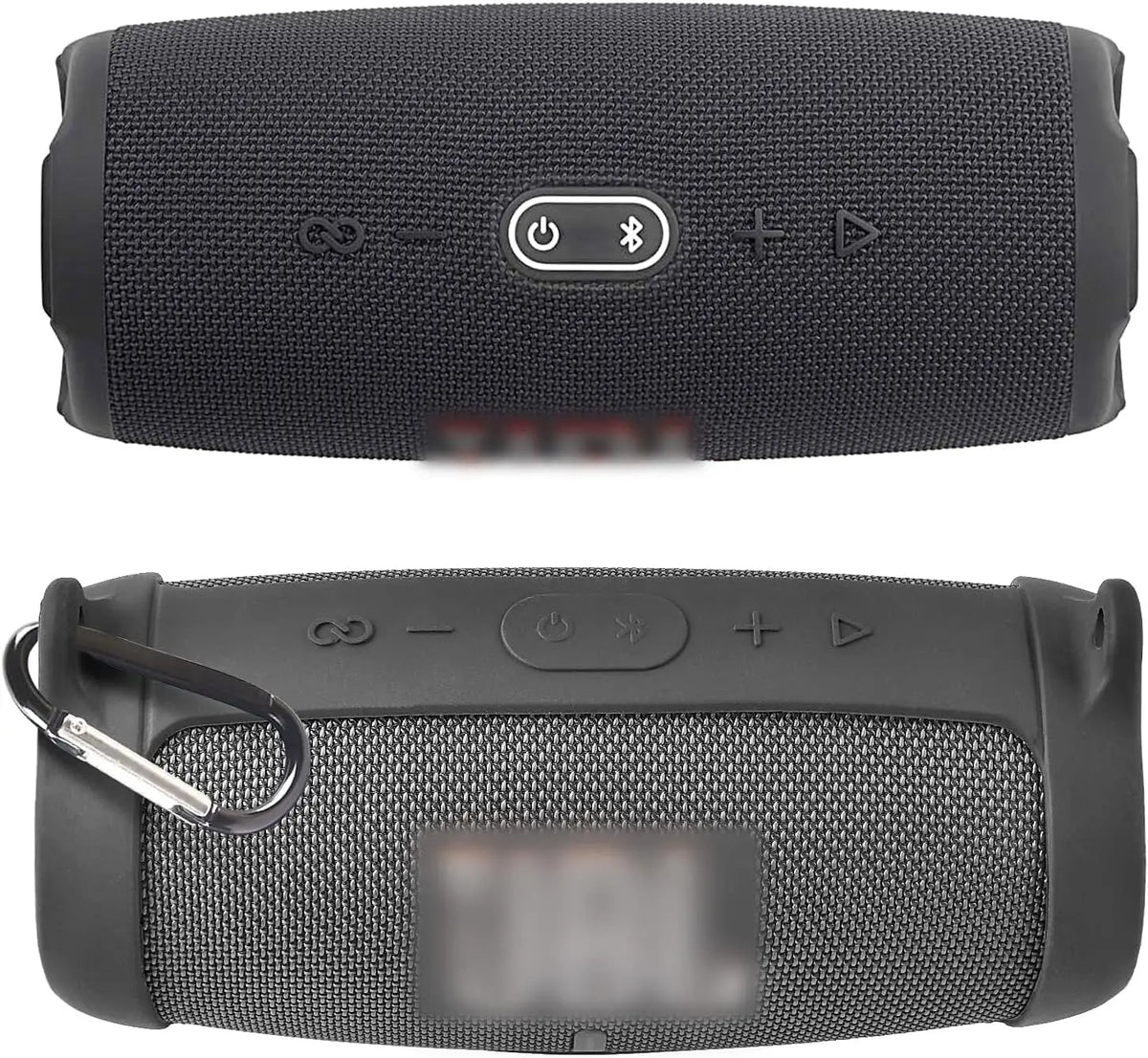 Silicone Case Cover for JBL Charge 5 Speaker with Carabiner Speaker Protective Case Babs