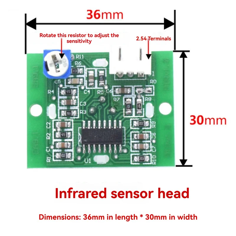 DIY MP3 Player Kit with PIR Infrared Sensor & USB Download DIY Electronics Kit Babs