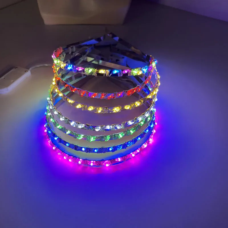 LED Glow Headband – Luminous Crown for Festivals & Weddings LED Glow Headband Babs