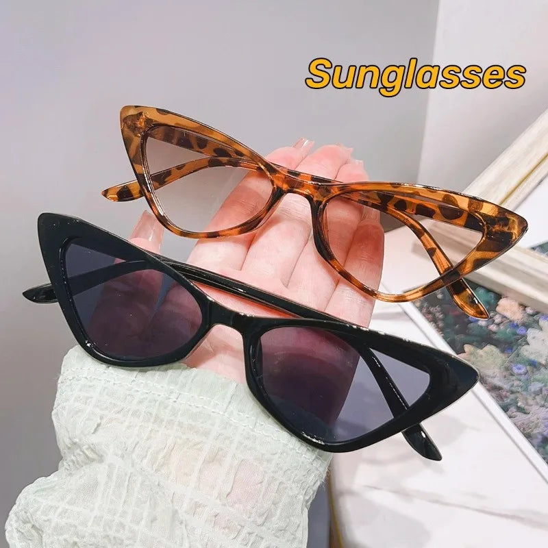 Candy Color Cat Eye Sunglasses – Retro Small Frame Unisex Cat Eye Sunglasses Babs