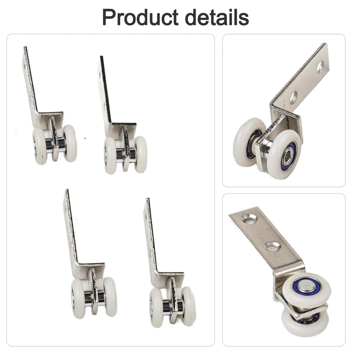 Sliding Door Pulley Block – Metal Bearing Curtain Rail Track Door Track Pulley Babs