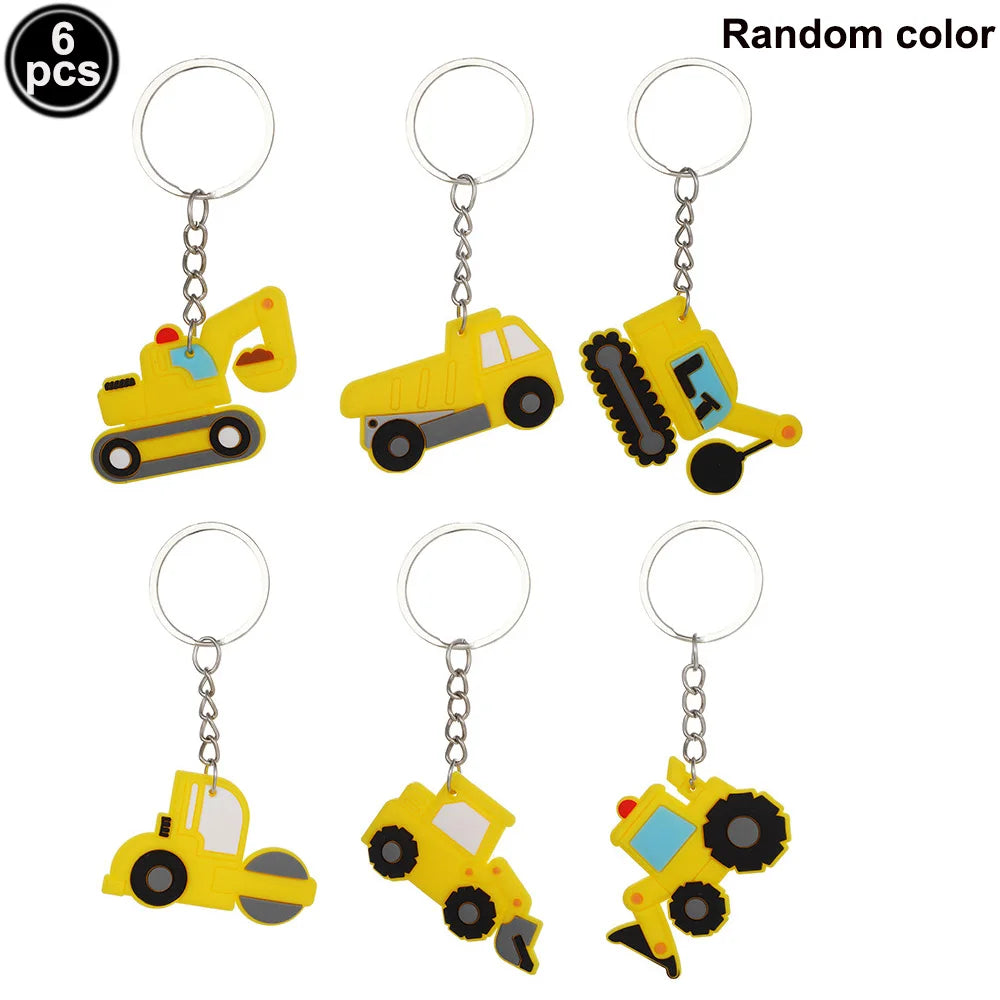 Construction Cake Toppers – Dump Truck & Excavator Party Decor Cake Toppers Babs plum