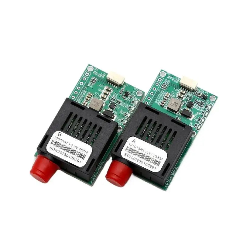 TTL Fiber Optic Transceiver Module 5.5-26V FPV Drone 25-100KM Optical Transceiver Module Babs
