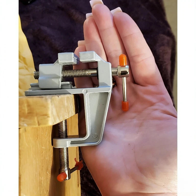 Mini Aluminum Alloy Table Bench Vise for Jewelry & Woodworking Mini Bench Vise Babs