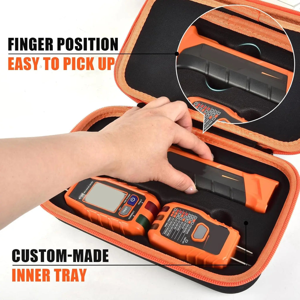 Travel Case for Circuit Breaker Finder & GFCI Outlet Tester Tool Carry Case Babs