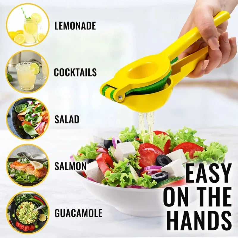 Manual Lemon Squeezer – Aluminum Citrus Hand Press Juicer Manual Citrus Juicer Babs