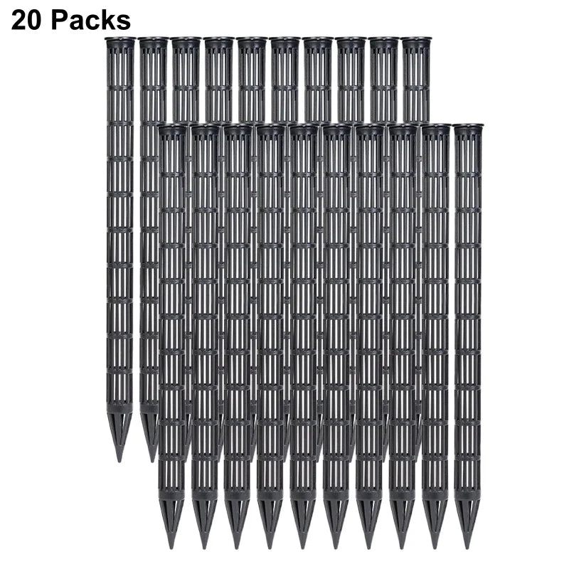 Plant Aeration Tubes for Pots – 10/20Pcs Soil Oxygenation Plant Aeration Tubes Babs 20 Packs