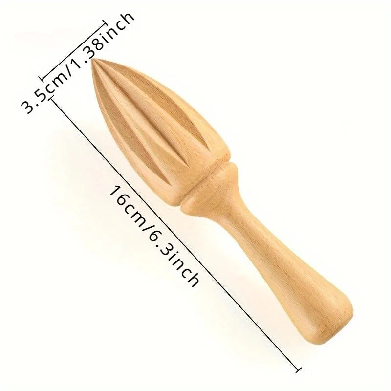 Beech Wood Lemon Squeezer – Handheld Citrus Juicer Reamer Citrus Juicer Reamer Babs