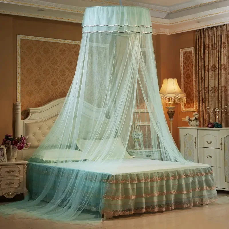Princess Dome Ceiling Mosquito Net – Luminous Butterfly Decor Bed Canopy Net Babs Blue 1.8m (6 feet) bed