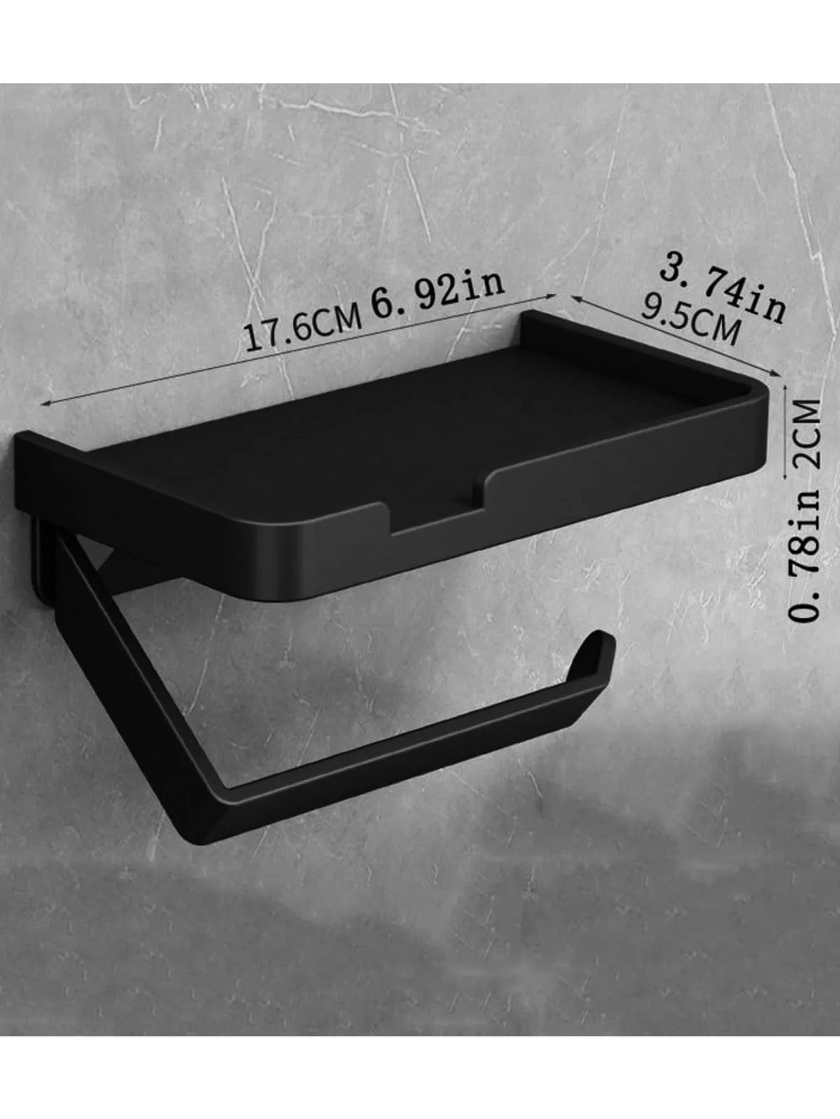 Stainless Steel Toilet Paper Holder – Adhesive or Screw Mount Toilet Paper Holder Babs