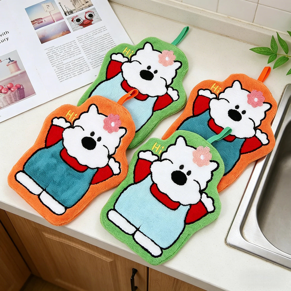 Microfiber Coral Velvet Hand Towels with Hanging Loop Microfiber Hand Towels Babs