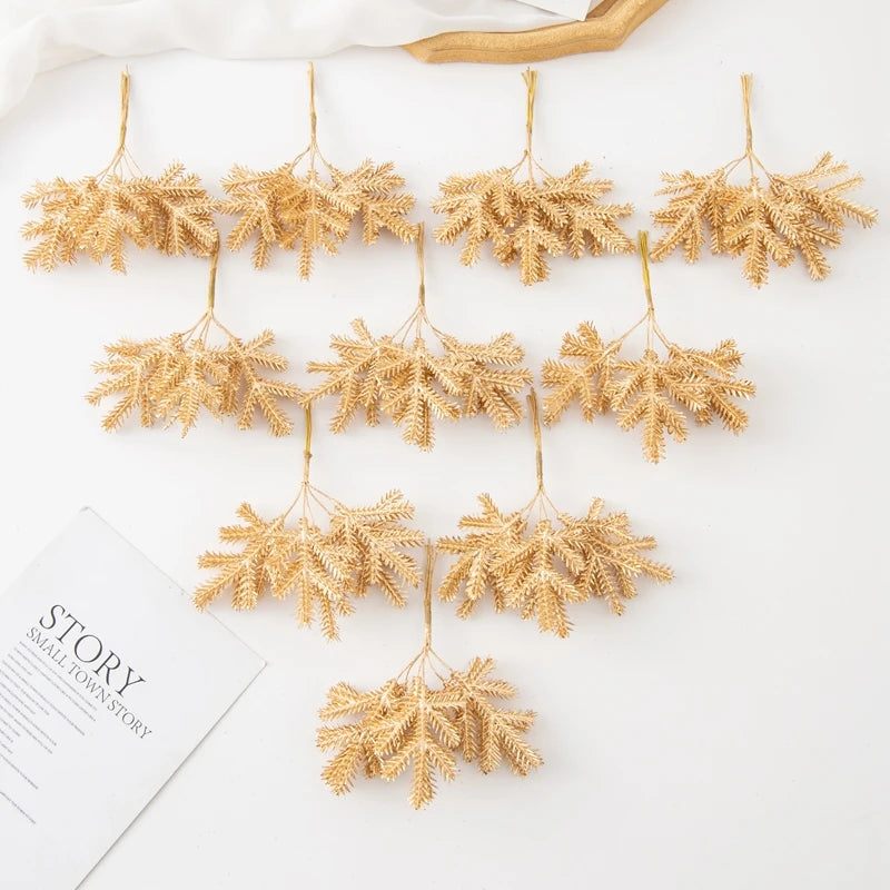 Golden Frost Artificial Branch Picks for Christmas & Decor Artificial Branch Picks Babs