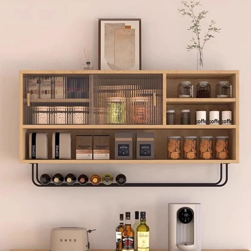Solid Wood Floating Wall Shelf – Nordic 4-Tier Storage Rack Floating Wall Shelf Babs